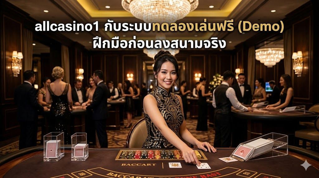 allcasino1 กับระบบทดลองเล่นฟรี (Demo) ฝึกมือก่อนลงสนามจริง ปี 2026 ครบจบในที่เดียว