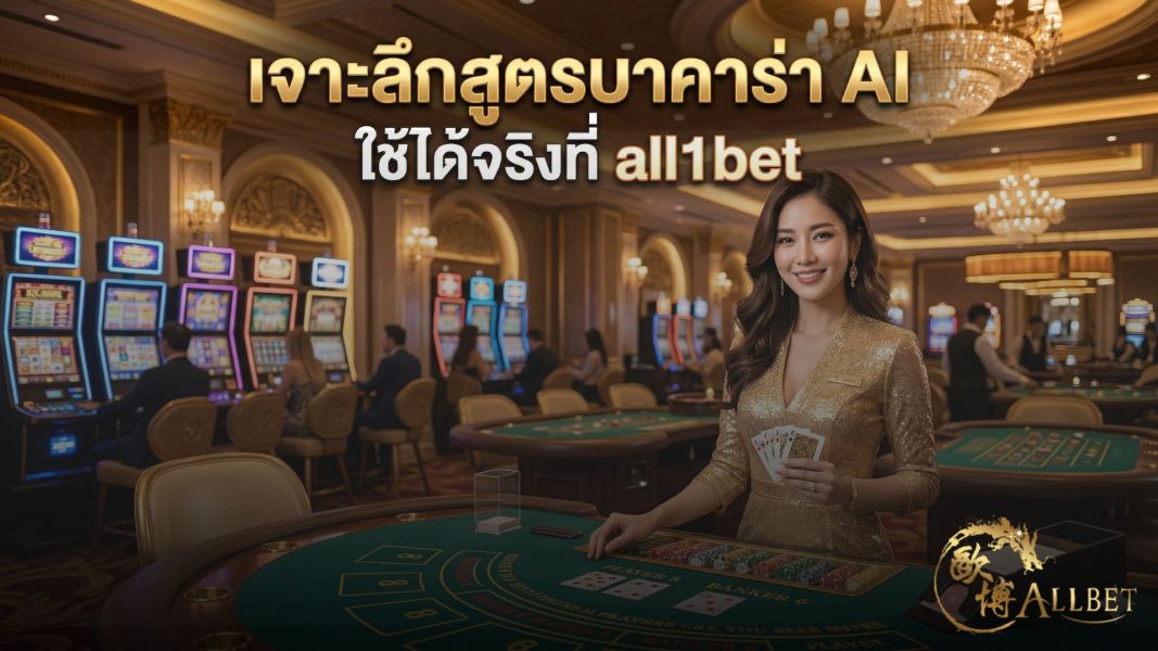 เจาะลึกสูตรบาคาร่า AI ใช้ได้จริงที่ all1bet