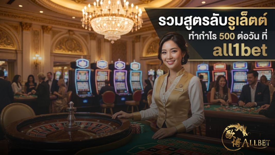 รวมสูตรลับรูเล็ตต์ ทำกำไร 500 ต่อวัน ที่ all1bet ปี 2026 เทคนิคเล่นยังไงให้ได้กำไรจริง