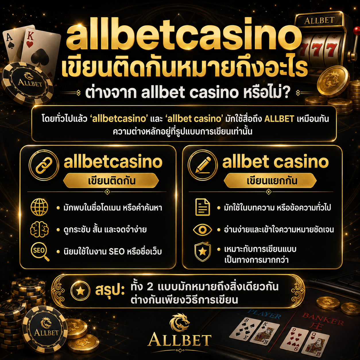 allbet casino 2026 allbetcasino เขียนติดกันต่างกันไหม พร้อมข้อมูลคาสิโนสด
